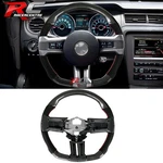 Fit 10-14 Ford Mustang Carbon Fiber Cf Steering Wheel W/red Stitching Alcantara. Fixed Price $329.99.