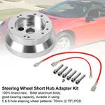 5 & 6 Hole Steering Wheel Polished Short Hub Adapter Kit New For Ididit Gm Chevy. Fixed Price $42.65.