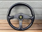 Momo Corse Steering Wheel 35CM With Subaru Forester SG5 Boss F/s. Fixed Price $234.60.