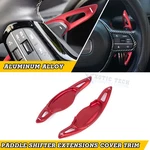 For Honda Civic Acura Integra Red Alloy Add-on Shift Paddle Extension Cover Trim. Fixed Price $39.99.