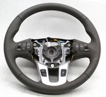 Oem Kia Sportage Grey Leather Steering Wheel 56110-3W750GAH Scuffs. Fixed Price $107.24.