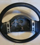 Mini Cooper Driver Steering Wheel W/ Control Buttons Leather 2 Spokes. Fixed Price $45.00.