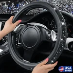 Universal Bling Rhinestone Steering Wheel Cover W/ Crystal Diamond For Women Usa. Fixed Price $10.58.