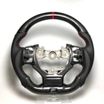 Real Carbon Flat Bottom Sport Steering Wheel Lexus Rc Gs Nx 200T Cf Trim Red. Fixed Price $499.00.
