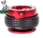 New Nrg Steering Wheel Quick Release Gen 2.1 Red Body Black Pyramid SRK-210RD-BK. Fixed Price $159.50.