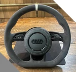 Audi B8.5 C7 8V Flat Bottom Steering Wheel GT3 Rs Style All Alcantara Dsg. Fixed Price $399.00.