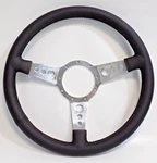 Land Rover Steering Wheel Black Perf Leather Holed Spokes. Fixed Price $265.80.