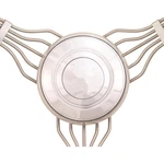 Lecarra 3466 Domed Horn Cover Assembly, Banjo Wheels, Polished. Fixed Price $91.95.