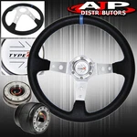 For 90-96 300ZX Hub Deep Dish Black Steering Wheel Silver Center Quick Release. Fixed Price $38.99.
