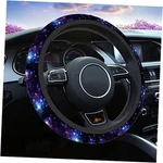 Swono Galaxy Purple Car Steering Wheel Covers Abstract Beautiful MULTI-053. Fixed Price $22.78.
