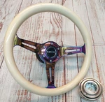 Nrg Classic Steering Wheel 350MM Ivory-galaxy Color Neochrome Free Shipping. Fixed Price $140.99.