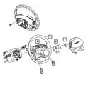 Genuine Mopar Steering Wheel 1AG241DVAA. Fixed Price $252.98.