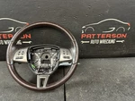 09-11 Jaguar Xf Dark Brown Leather Wrapped Steering Wheel. Fixed Price $150.00.