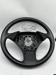 2008 - 2010 Bmw 535 Xi E60 Steering Wheel Leather Black Oem With Buttons. Fixed Price $75.00.