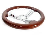 Corvette C3 Steering Wheel Mahogany/chrome Spoke 1968-1982. Fixed Price $134.99.