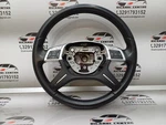 Mercedes C220 2013 A2464605203 AA1 Leather Multifunction Steering Wheel. Fixed Price $87.68.