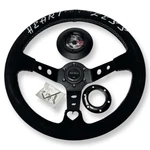 Suede Steering Wheel + Short Hub Adapter Kit For Acura Honda Accord K24 K20A. Fixed Price $149.95.