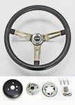 76-95 Jeep CJ7 CJ5 Yj Wrangler Cherokee Black Grip Stainless Steering Wheel 15". Fixed Price $188.89.