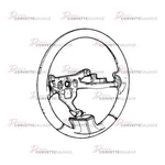 C6 Used Manual Transmission Steering Wheel 2006. Fixed Price $125.00.