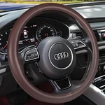 Heavy Duty Pure Cowhide Steering Wheel Cover, Genuine Leather. Fixed Price $26.87.