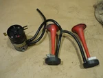Ferrari 512, Testarossa - Complete Air Horns Assy P/n 61527900. Fixed Price $625.00.