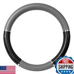 Gg Grand General 54019 Black/gray 18 Deluxe Steering Wheel Cover. Fixed Price $76.04.