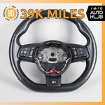 15-20 Jaguar X152 F-type Steering Wheel Flat Bottom W/ Paddle Shifters Oem 39K. Fixed Price $610.23.