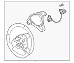 Genuine Volkswagen Steering Wheel 2GJ-419-089-DF-ZEG. Fixed Price $137.36.