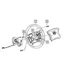 Genuine Mopar Steering Wheel Back Cover 1FM361DVAA. Fixed Price $25.20.