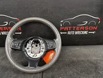 17-20 Jaguar Xe Gray Leather Wrapped Steering Wheel GX733F563. Fixed Price $150.00.