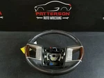 2008 Lincoln Mkz Leather Wrapped Steering Wheel Accessory Control Charcoal Mt. Fixed Price $95.00.