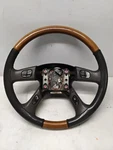 03-06 Cadillac Escalade Leather Woodgrain Steering Wheel Oem Gray. Fixed Price $110.00.