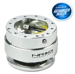 Nrg Ball Lock Quick Release Steering Wheel Silver Body & SRK-100S. Fixed Price $95.00.