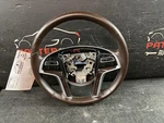 13-16 Cadillac Srx Leather Wrapped Steering Wheel Heat Brownstone Accents Aff. Fixed Price $85.00.