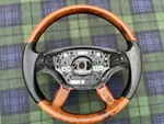 Mercedes-benz CL550 C216 W216 Steering Wheel Wood & Leather Trim. Fixed Price $155.00.