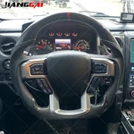Real Carbon Fiber Steering Wheel Fit Ford F-150 Raptor 2015-2020 With Heated. Fixed Price $330.28.