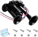 12V 120DB Air Horn Dual Trumpet Car Truck Boat Train Compressor Kit Black. Fixed Price $33.24.