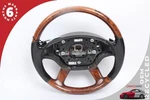 2007-2010 Mercedes W221 S550 Steering Wheel W/ Paddle Shifters Wood Oem. Fixed Price $175.00.