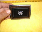 Cadillac 1991 Fleet Wood Steering Wheel Center Dark Square Genuine Emblem. Fixed Price $43.00.