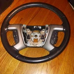 07 -14 Silverado Sierra Yukon Tahoe Avalanche Steering Wheel Black Ebony Leather. Fixed Price $188.98.