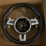 Oem Factory Porsche Sport Design Black Steering Wheel W/ Paddles. Fixed Price $699.00.
