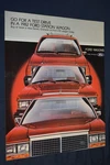 1982 Ltd Country Squire Escort Granada Wagon Original Dealer Advertisement. Fixed Price $9.99.