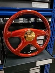 Raptor 15" Mahogany Wood Steering Wheel - Gold. Fixed Price $199.50.