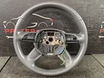 13-16 Audi A4 Leather Wrapped Steering Wheel Gray 4L0419091AC. Fixed Price $100.00.