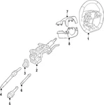 Genuine Gm Black Steering Wheel Assembly 84791302. Fixed Price $669.27.