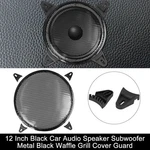 12 Inch Black Car Audio Speaker Subwoofer Metal Waffle Grill Cover Guard. Fixed Price $31.91.