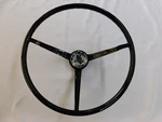New Repro. 1967 Ford Mustang Black Steering Wheel. Fixed Price $129.00.