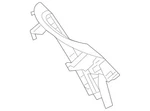 Genuine Mercedes-benz Molding Steering Wheel 099-464-14-13-64-2A17. Fixed Price $177.32.