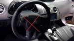 2011 Mitsubishi Eclipse Convertible Steering Wheel Black Leather 96695. Fixed Price $146.00.