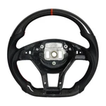 Real Carbon Fiber Steering Wheel Fit Benz Amg Cla Cls Slk Sls E63 12-14. Fixed Price $359.00.